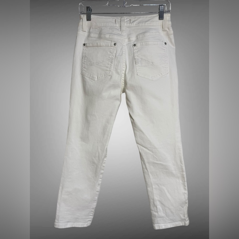 Nine West Vintage America White Stretch Jeans Size 2 Skinny - Picture 2 of 15